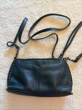 The Sak Silverlake 3in1 Navy Pebbled Leather Crossbody